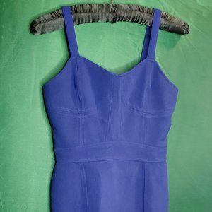 Blue Dress with back cut outs